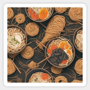 Ramen Pattern Sticker